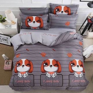 BỘ CHĂN GA GỐI COTTON POLY MS04