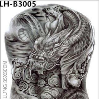 hình xăm dán kín lưng