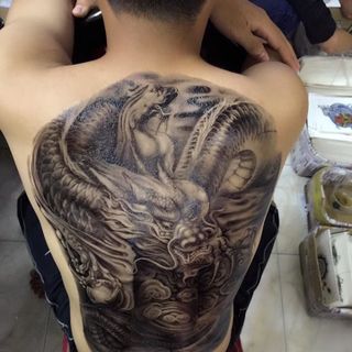 hình xăm dán kín lưng