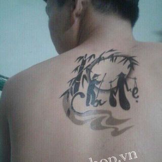 hình xăm dán cha mẹ