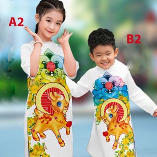 áo dài bé trai bé gái xuân 2018