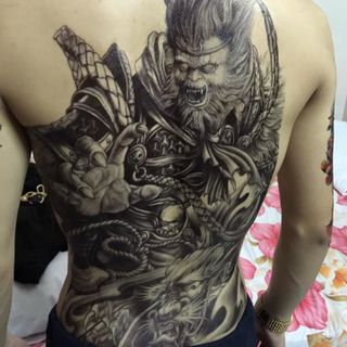 hình xăm dán kín lưng