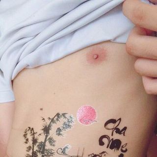 hiunh xăm dán cha mẹ