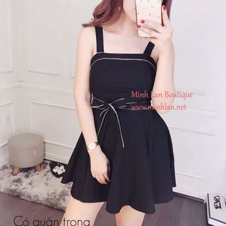 Đầm xòe hai dây