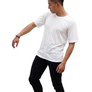 Áo thun cổ tròn sọc giữa Middle stripe tee
