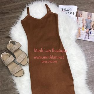 Đầm ôm body hai dây