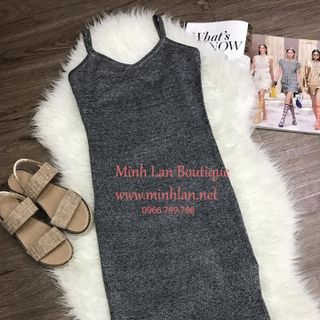 Đầm ôm body hai dây