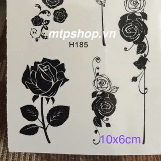 hinh xăm dán hoa bướm