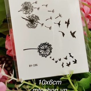hinh xăm dán hoa bướm