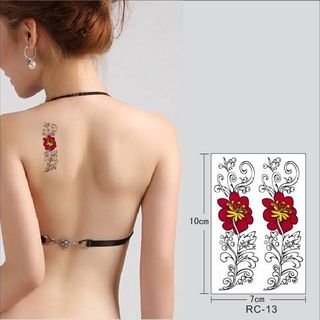 hinh xăm dán hoa bướm