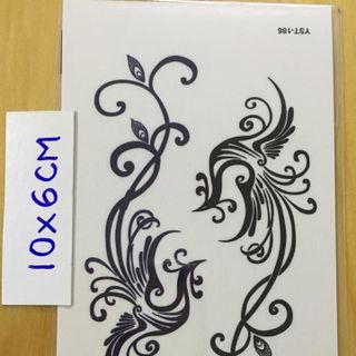 hinh xăm dán hoa bướm