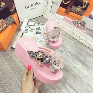 dép kẹp đính hoa siêu đẹp hàng cao câp