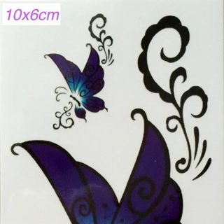 hinh xăm dán hoa bướm