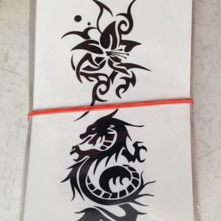 hình xăm dán thiên thần