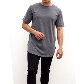 Áo thun cổ tròn đuôi bầu Long tee
