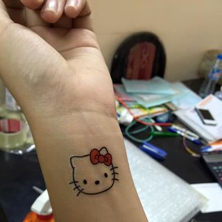 hinh xăm dán thiên thần