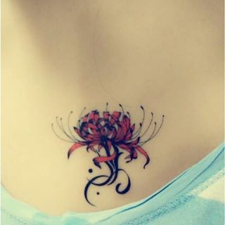 hinh xăm dán hoa bướm