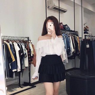 Chân váy dập ly