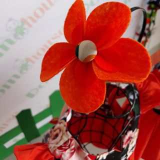 Đầm bé gái phối màu