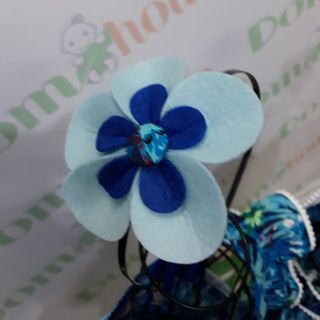Đầm bé gái phối màu