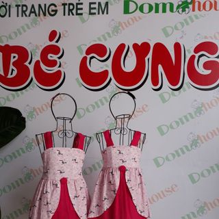 Đầm bé gái kiểu dáng con bọ