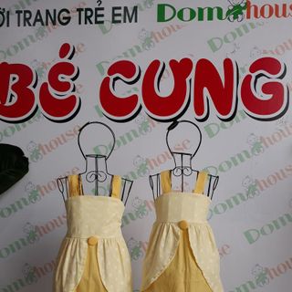 Đầm bé gái kiểu dáng con bọ