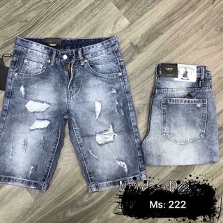 Quần Short Jeans Nam Rách