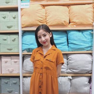 Đầm babydoll hai túi