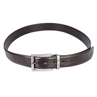 Dây nịt nam Huy Hoàng viền chỉ màu nâu HR4130