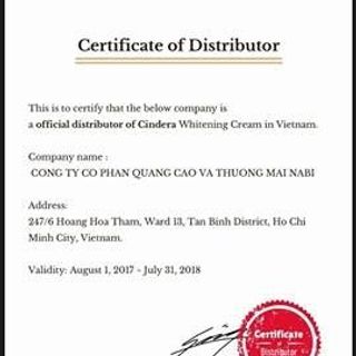 KEM DƯỠNG DA CINDERA