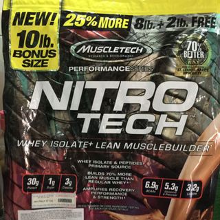 whey Nitrotech 10lbs