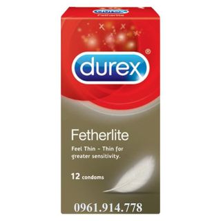 Bao cao su Durex Fetherlite hộp 12 chiếc lông gà trứ danh giá sỉ