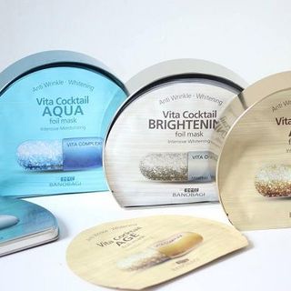 MẶT NẠ LÁ NGUYÊN KHỐI DƯỠNG TRẮNG CHỐNG LÃO HÓA BANOBAGI VITA COCKTAIL FOIL MASK 30ml