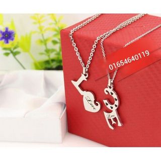 Dây chuyền cặp chữ LOVE