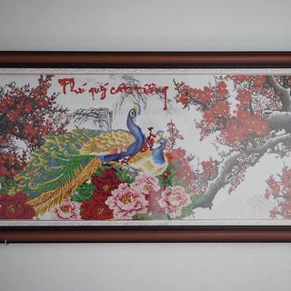 Tranh Đính Hạt Phú Quý Cát Tường