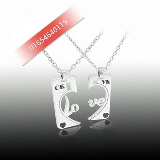 Dây chuyền cặp ghép chữ LOVE