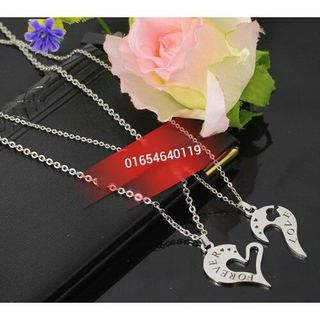 Dây chuyền cặp mảnh ghép trái tim