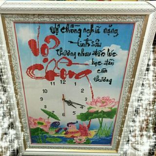 Tranh Vợ Chồng Đồng Hồ