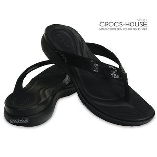 Dép xỏ ngón Crocs Capri V nữ