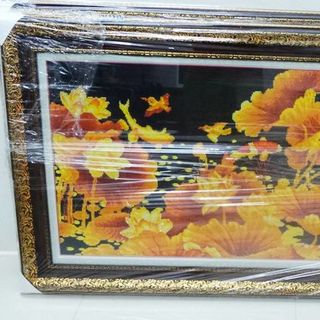 Tranh Đính Hạt Cửu Ngư Quần Hội