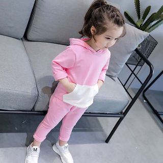 Bộ bé gái mũ tai thỏ - chất đẹp