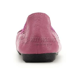 Giày nữ búp bê Huy Hoàng da bò màu tím HR7911