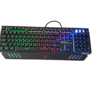 Bàn phím gaming giá rẻ Zidli ZK1600 led 7 màu