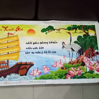 Tranh Đính Hạt Thuận Buồm Xuôi Gió
