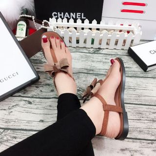 giay sandal nơ
