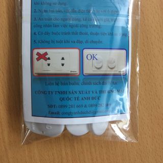 NÚT BỊT Ổ ĐIỆN combo 10 chiếc / túi