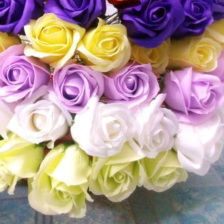 đầu bông hồng sáp thơm