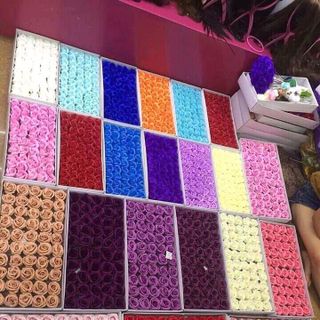 đầu bông hồng sáp 3 lớp