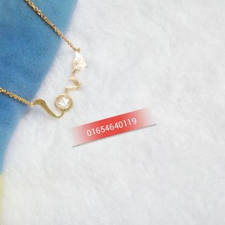 Dây chuyền inox chữ LOVE mặt cáo mạ vàng