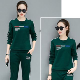 Set Bộ Thể Thao Three Light Hồng Tím